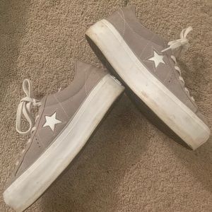 Converse one star platforms